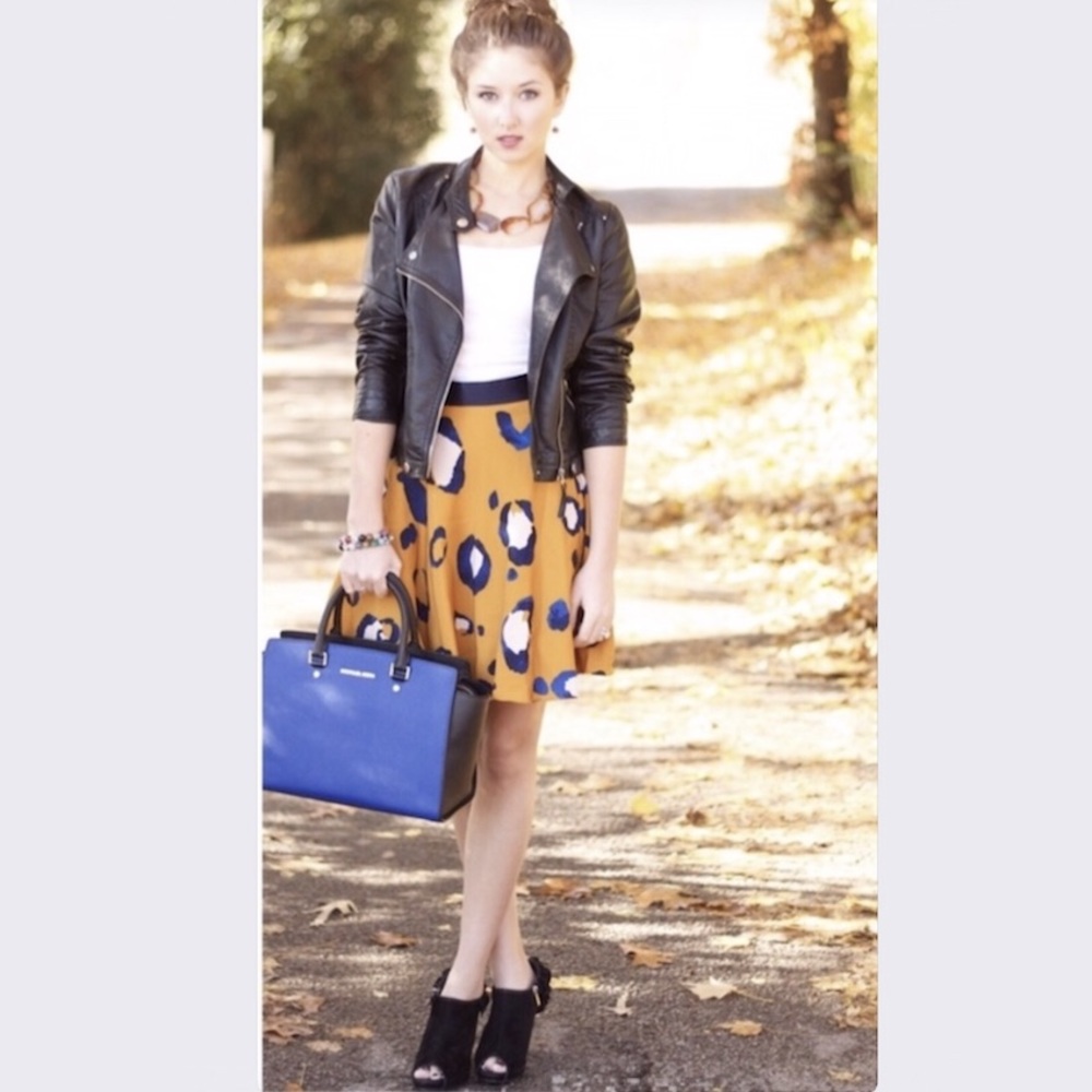 3.1 Phillip Lim Leopard Print A-Line Mini Skirt - Picture 7 of 12